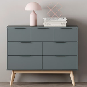 Commode 7 tiroirs en bois - PIERA