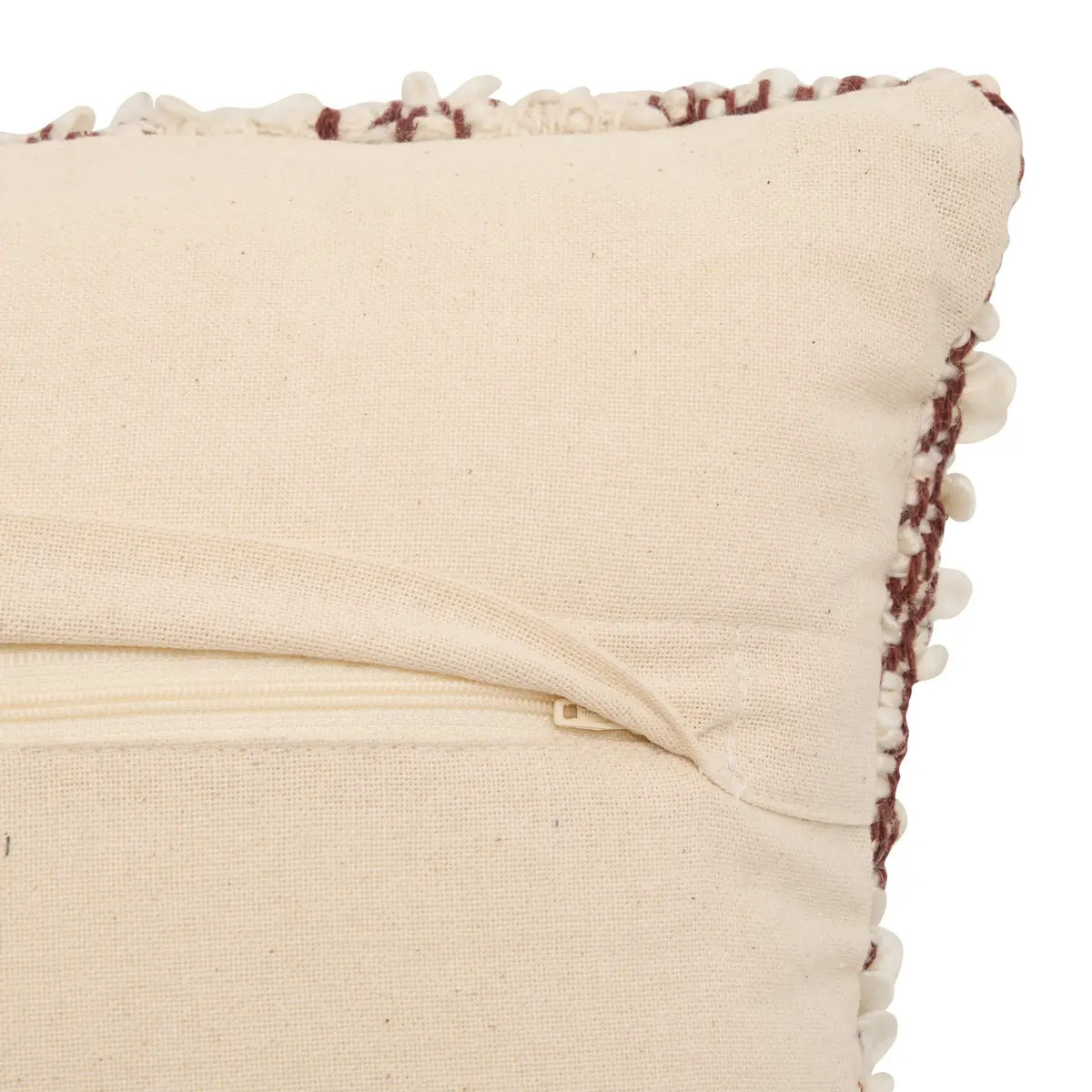 Coussin Beryl rectangulaire 30x50cm marron