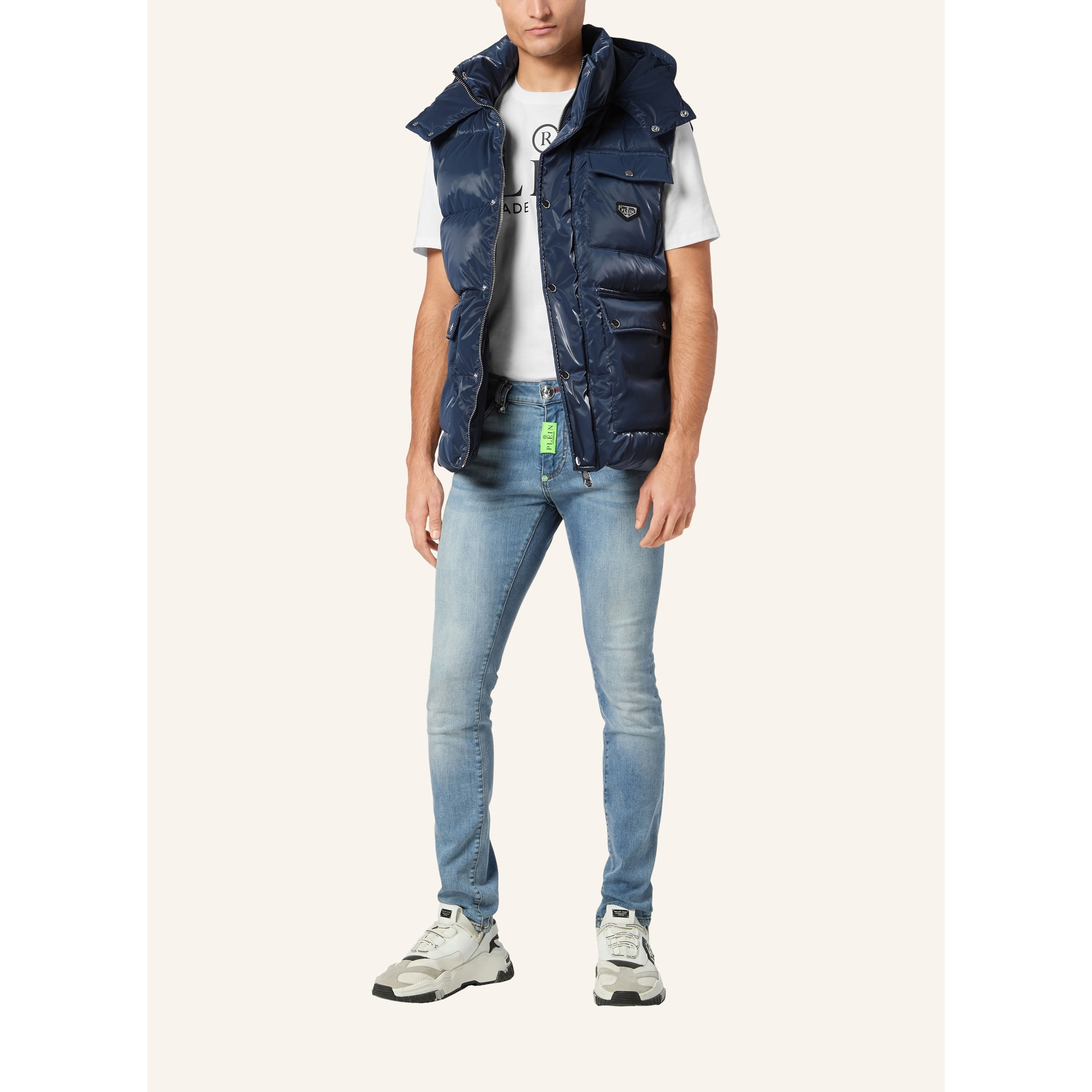 PHILIPP PLEIN Gilet in piuma