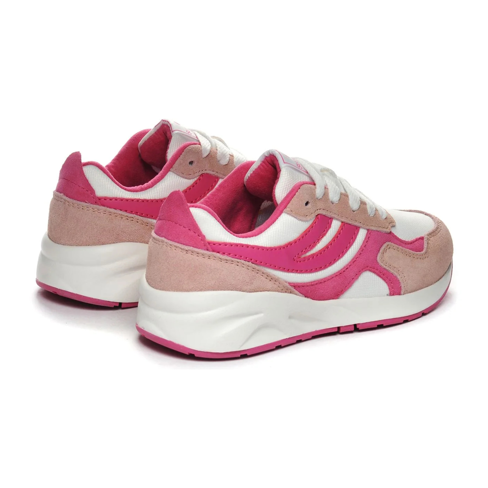 Sneakers Superga Bambino/a Rosa 4073 Kids Training Poly Suede