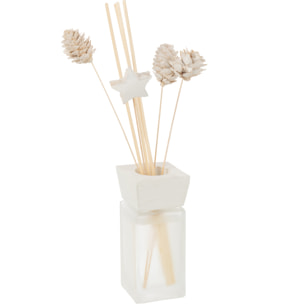 J-Line parfum de maison Eucalyptus - jute - blanc