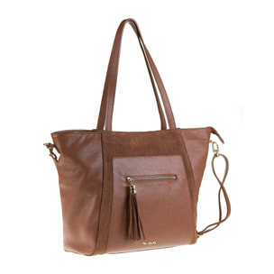 Borsa a mano da donna Made in Italy - Modello Erisia Plus - 100% pelle - 48.0 x 30.0 x 16.0 cm