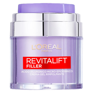 Crema-Gel Rimpolpante Idratante Revitalift Filler con Acido Ialuronico Niacinamide e Glicerina - Barattolo da 50ml