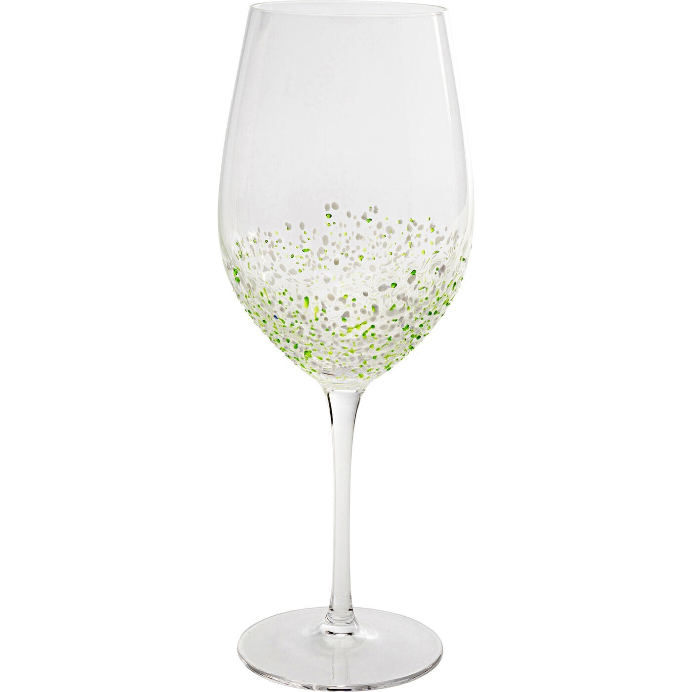 Verres à vin Confetti verts set de 4 Kare Design