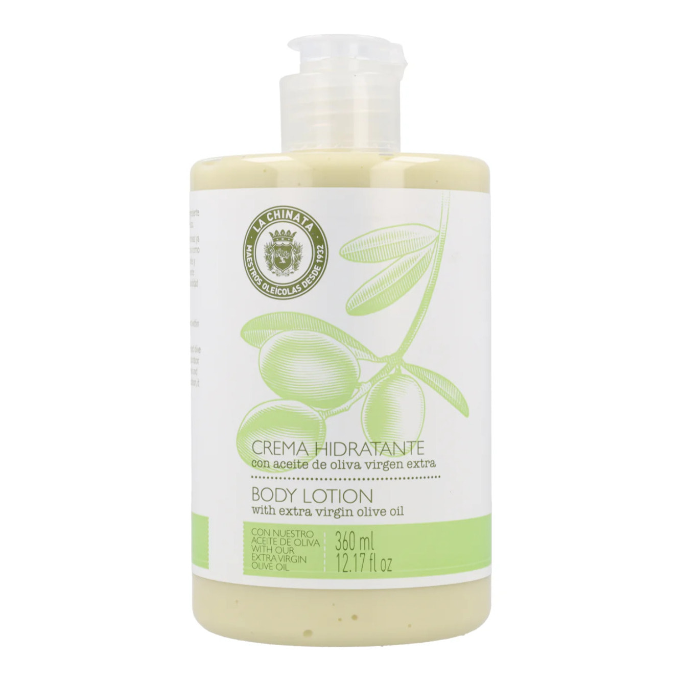 Crema Corporal Hidratante con AOVE La Chinata 360 ml
