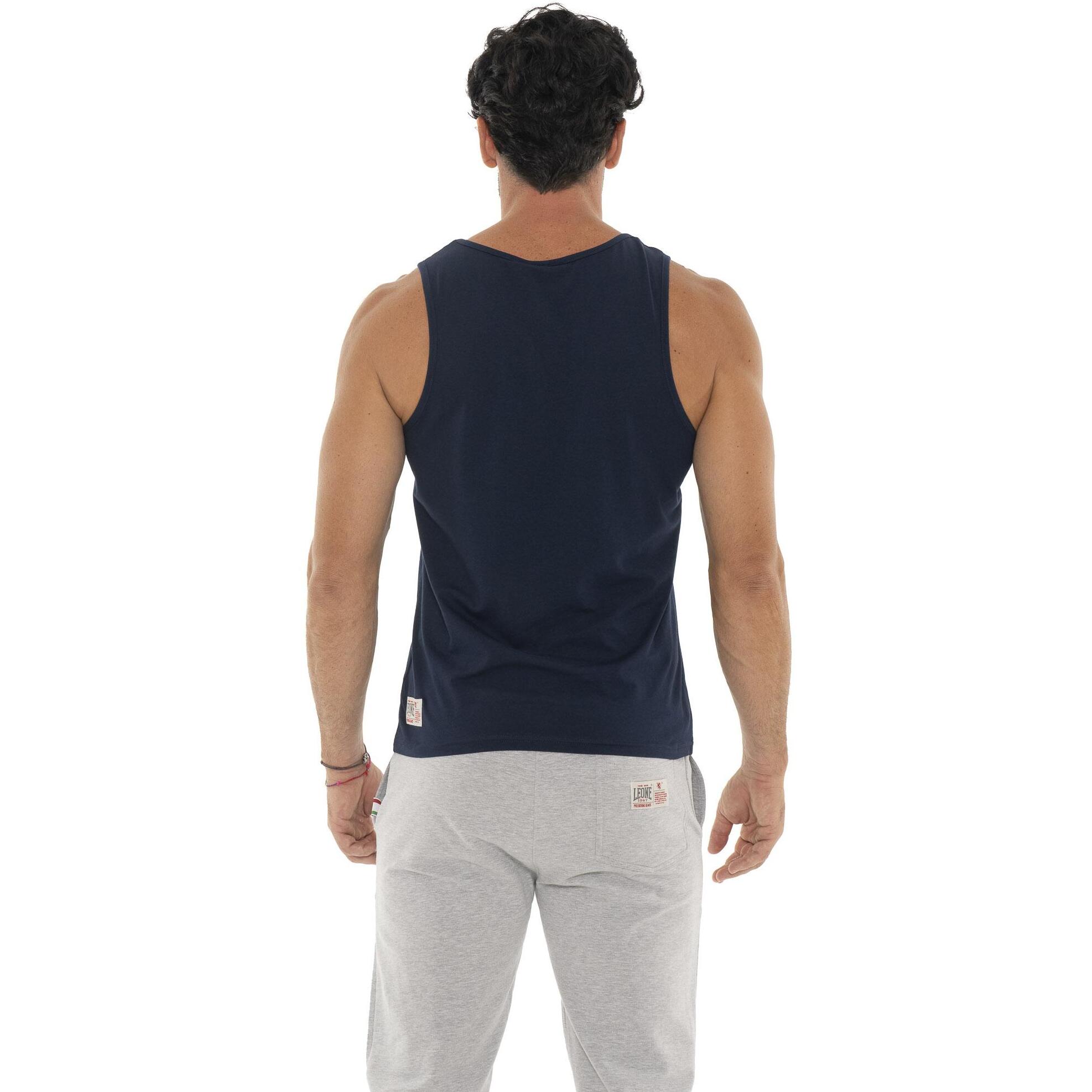 Canotta Leone 1947 Apparel con grande logo Boxing. Stile deciso per allenamento.