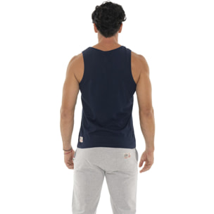 Canotta Leone 1947 Apparel con grande logo Boxing. Stile deciso per allenamento.