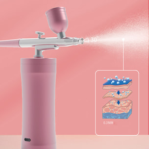 Pulverizador aerógrafo inyección de oxígeno rejuvenecimiento y bellesa facial.Segunda generación.Presión de aire de 145kpa, caudal de 6L/min.