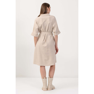Kocca - Abito chemisier con cintura Donna