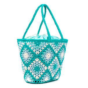 Zenson bolso de hombro mujer. Fabricado en algodón.