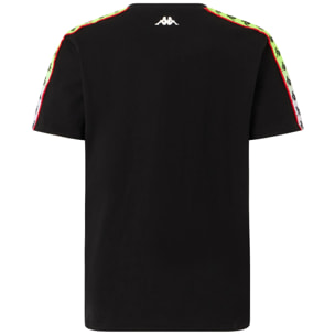 Kappa - Camisetas y tops Hombre Negro - 222 Banda Ran Vr46 Travel