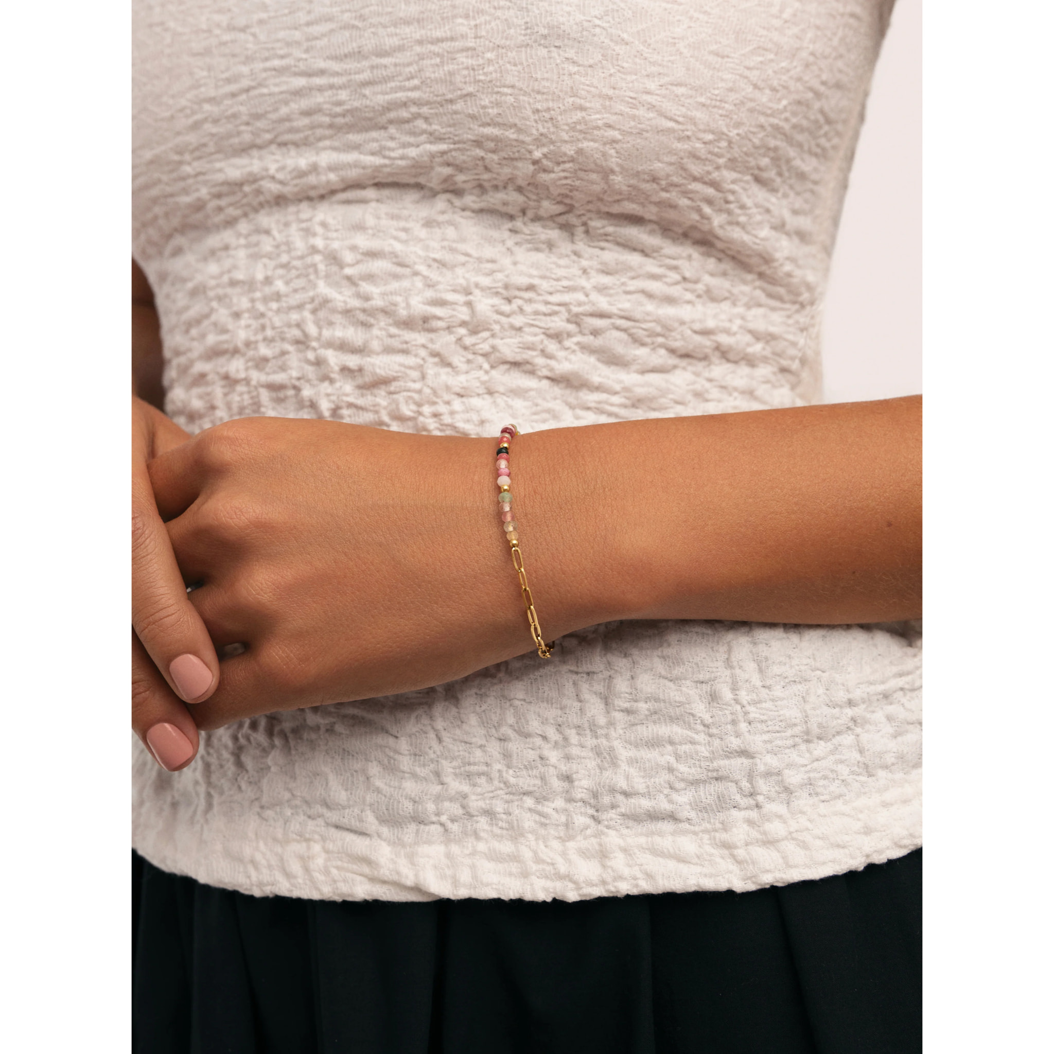 Pulsera Chic Amalia Acero Baño Oro