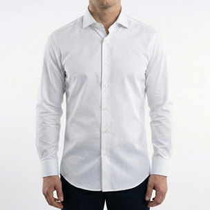 Camicia collo francese slim fit