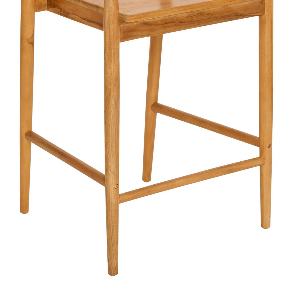 Lot de 2 tabourets de bar Miyako marron 56x55,5cm