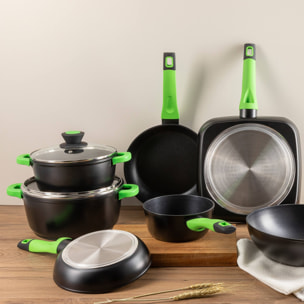 Cacerola san ignacio de aluminio fundido con revestimiento whitford xylan ø28x12,5cm