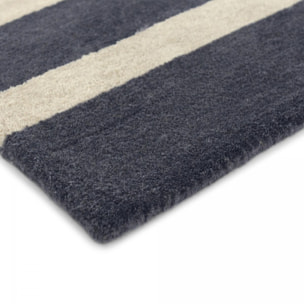 Tapis salon et chambre fait à la main en laine motif géométrique