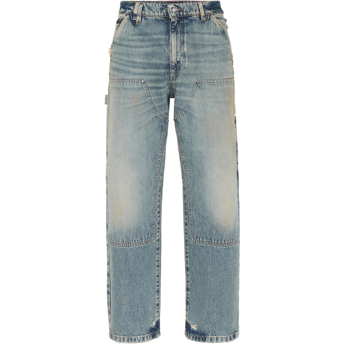 PHILIPP PLEIN Denim Trousers Loose Fit