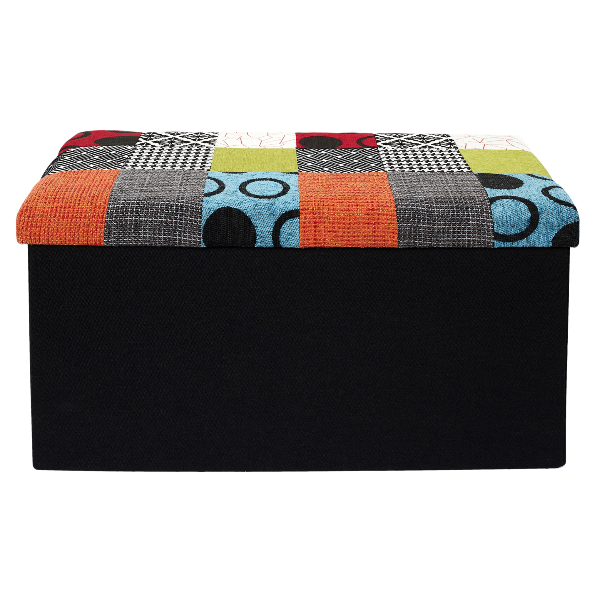 Coffre Banc Pliable Patchwork