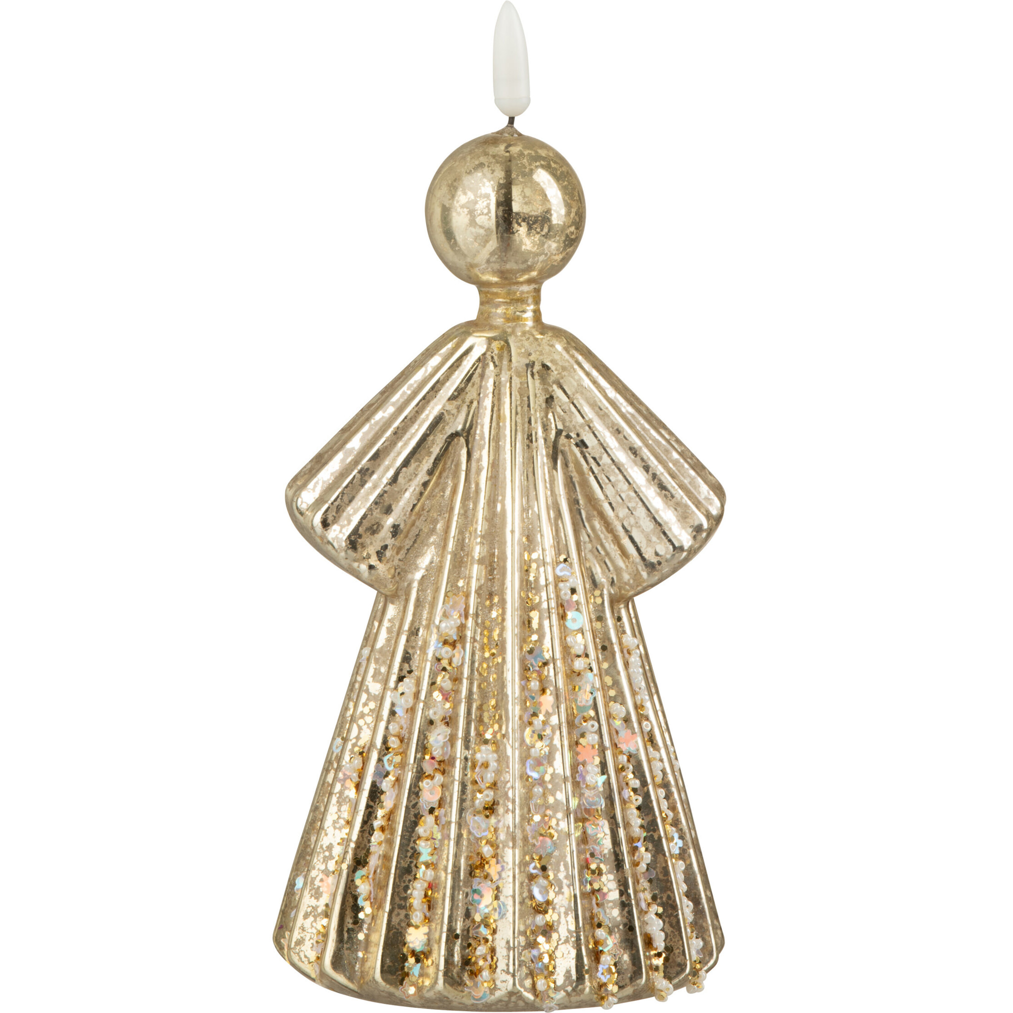 J-Line figurine Ange - verre - or - large - LED