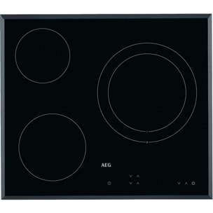 AEG Placa vitrocerámica Serie 3000 Victrocerámica de 60 cm HK623021FB