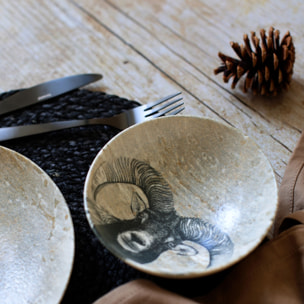 Lot de 6 coupelles en porcelaine 14cm LACHAT