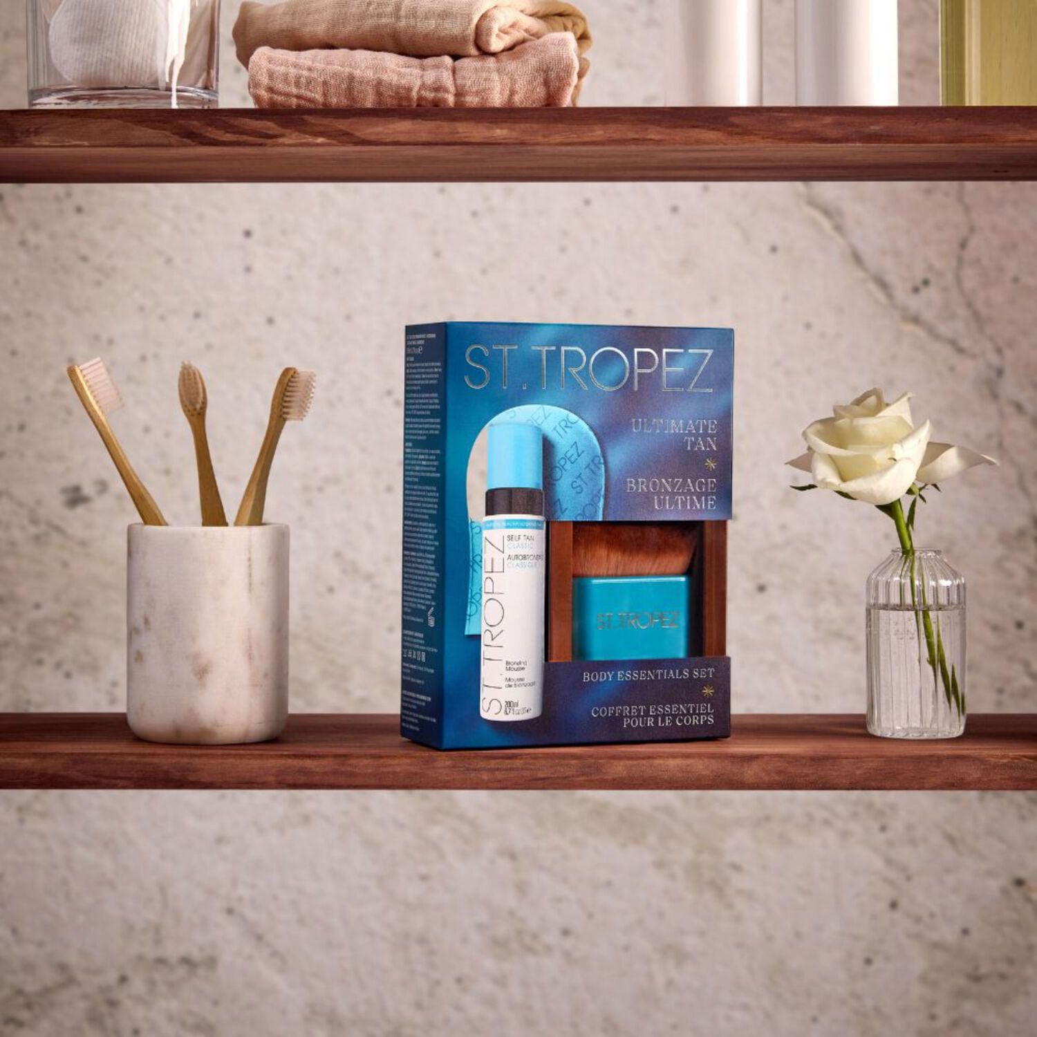 Ultimate Tan Kit - Coffret Self Tan Classic 200 ml +Gant Applicateur + Pinceau Applicateur