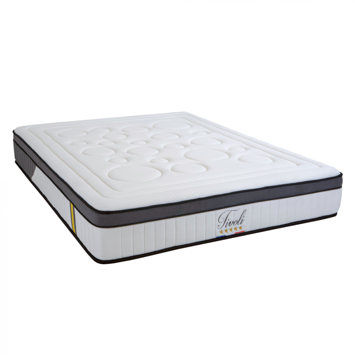 Ensemble Matelas Tivoli avec sommier en bois