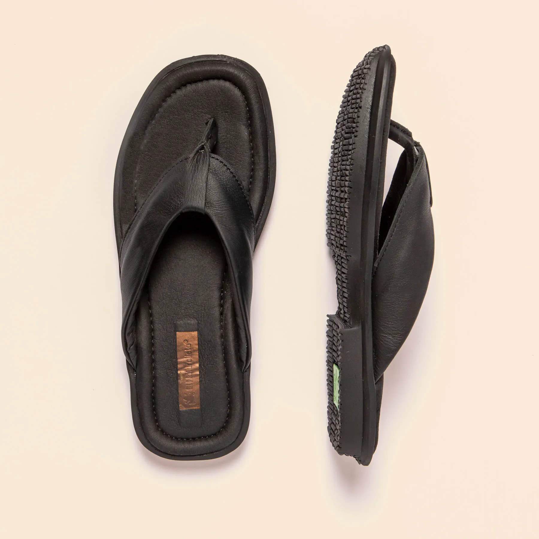 Sandalias N5931 WAX NAPPA BLACK / MAKISU color Black