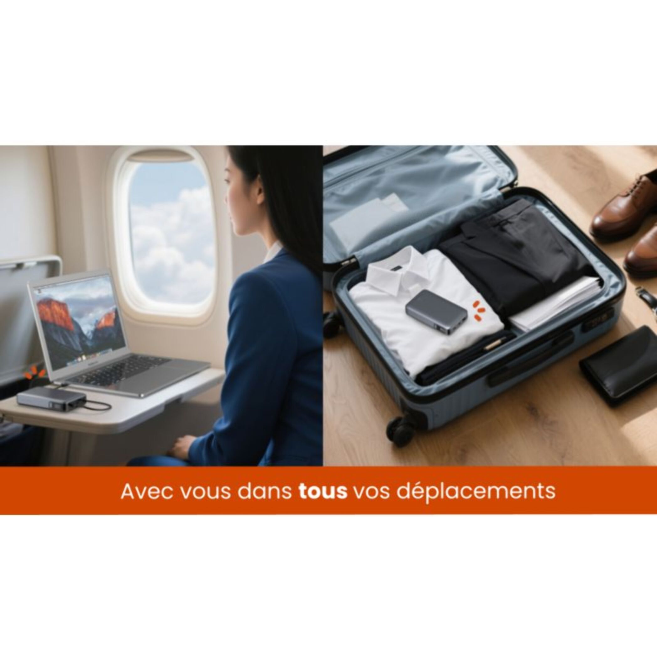 Batterie externe ADEQWAT 20 000 mAh Power Delivery 65W
