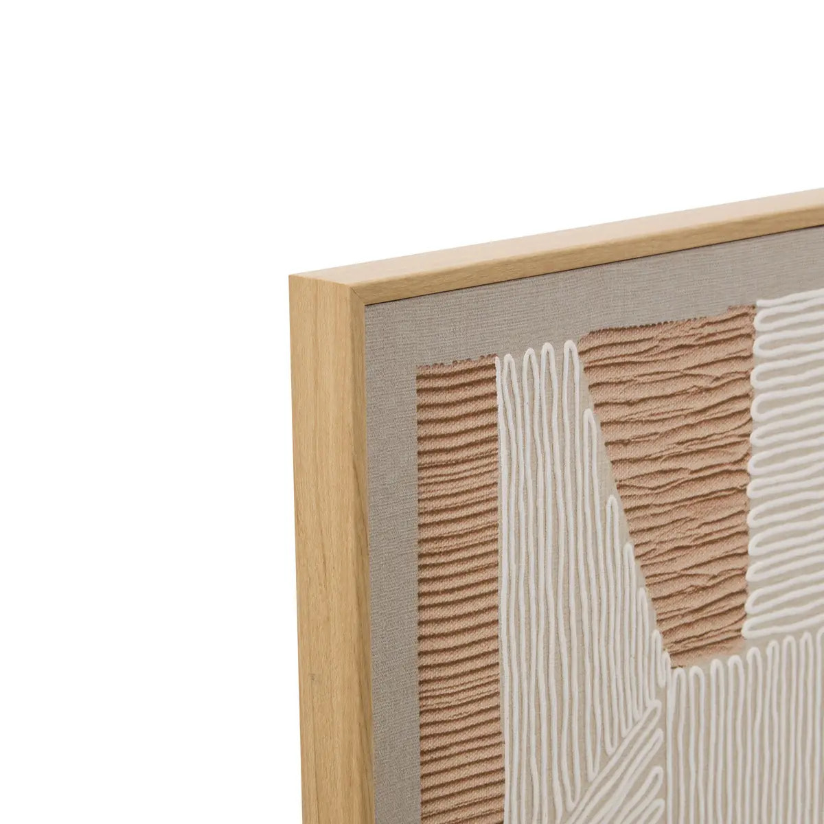 Toile imprimée Baka 30x40cm marron