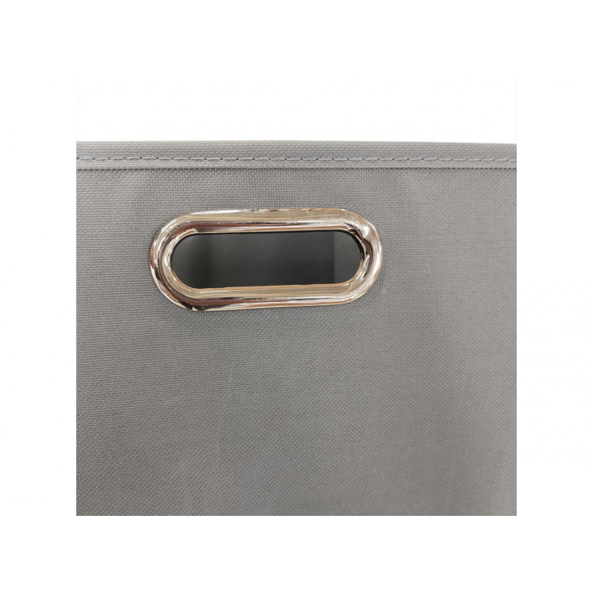 Panier à linge pliable en tissu gris - PAT