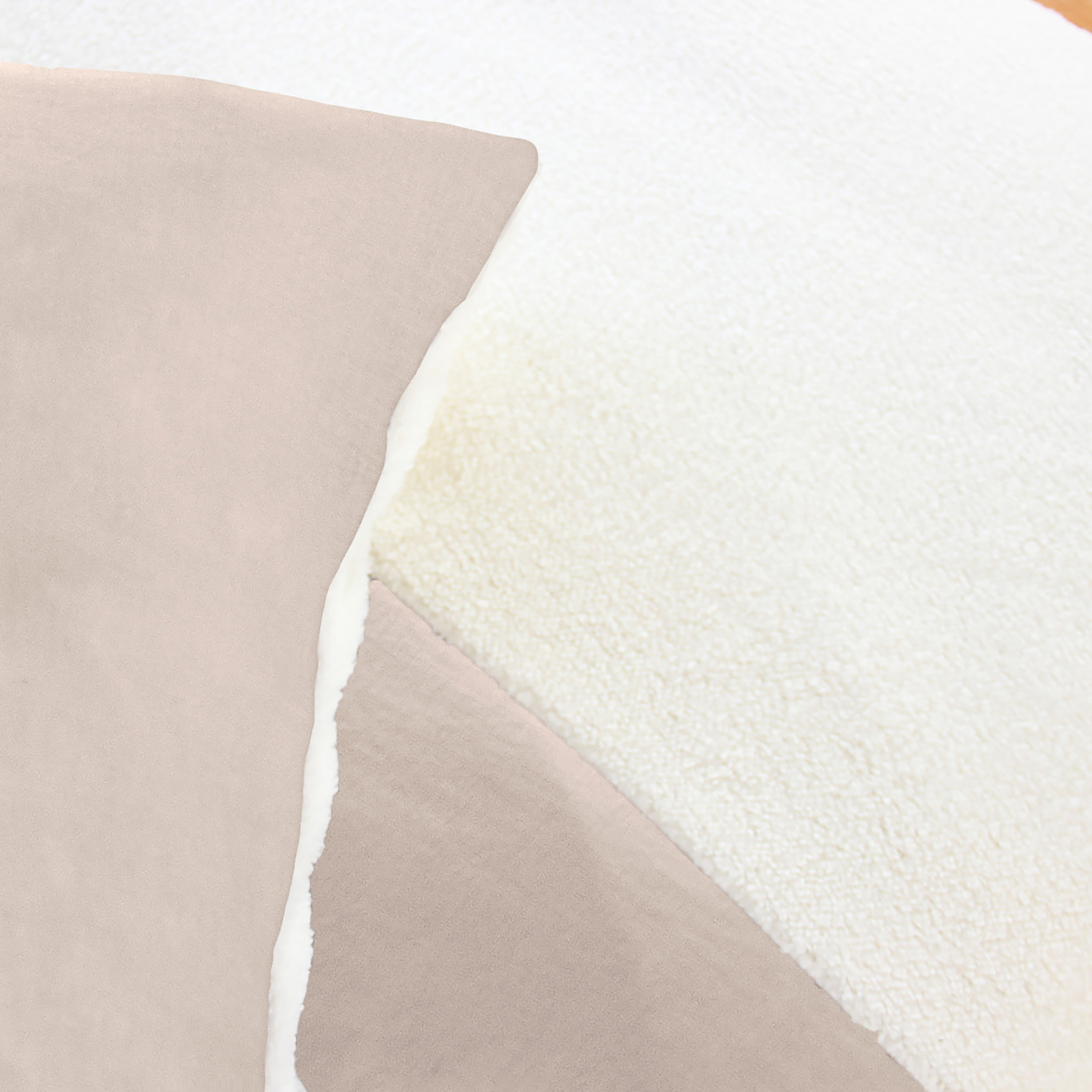 Parure de lit 3 Pièces Sherpa - Beige
