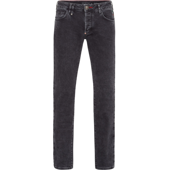 PHILIPP PLEIN Vaqueros de corte recto ICONIC PLEIN