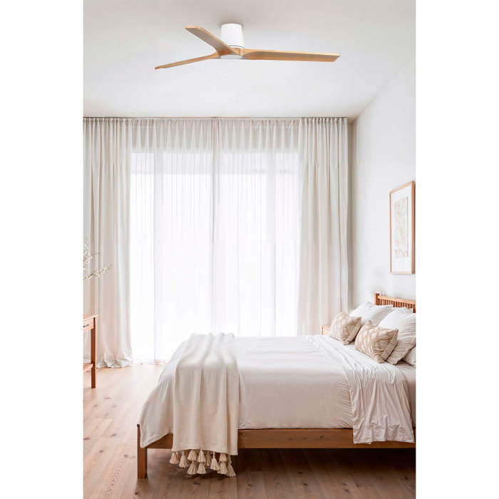 HEYWOOD TUB L Ventilatore a soffitto bianco/pin