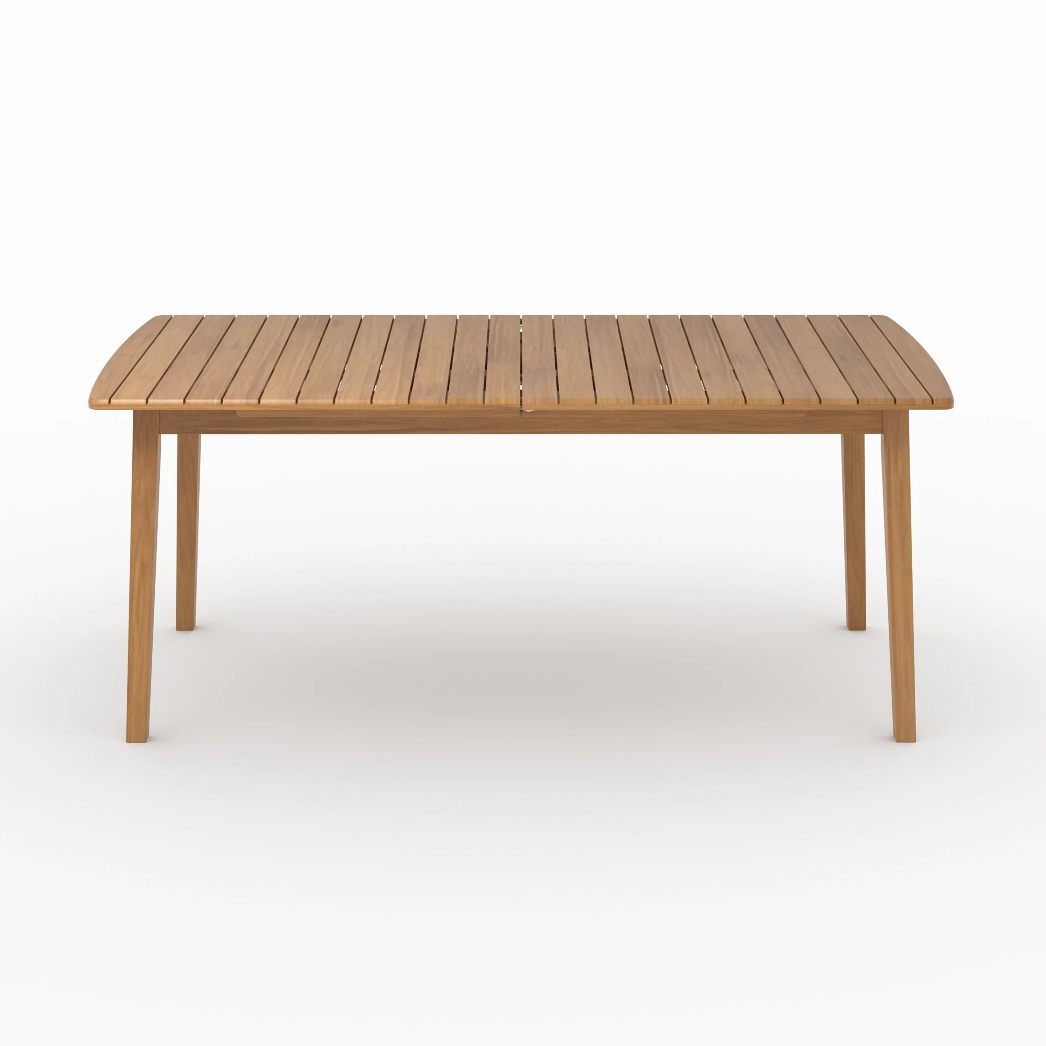 Table extensible en bois d'acacia huilé 6 à 10 personnes - Alona