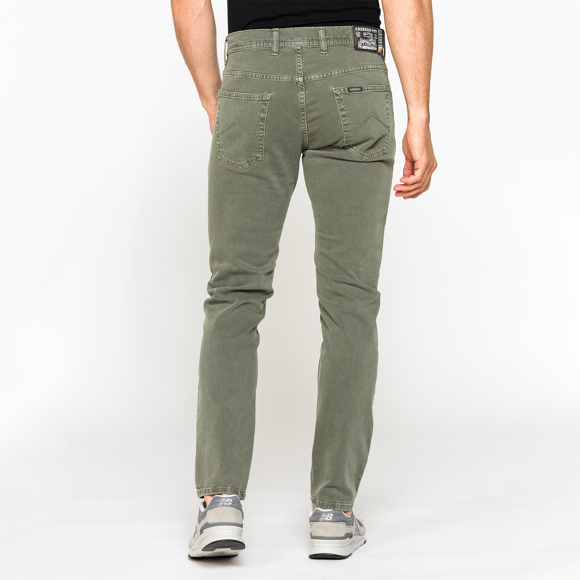 JEANS COLOR SLIM FIT IN BULL DENIM STRETCH TINTO OLD