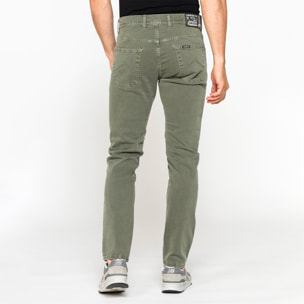 JEANS COLOR SLIM FIT IN BULL DENIM STRETCH TINTO OLD