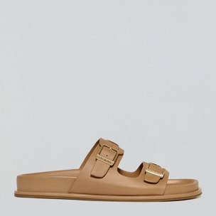 Sandali Blake cammello bio con fibbie