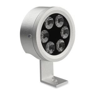 LEDS C4 Proyector ip66 midi ø94mm led 12.3w 3000k gris 1192lm