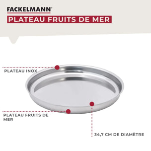 Ensemble de support et plateau pour fruits de mer Fackelmann Spécialités Culinaires