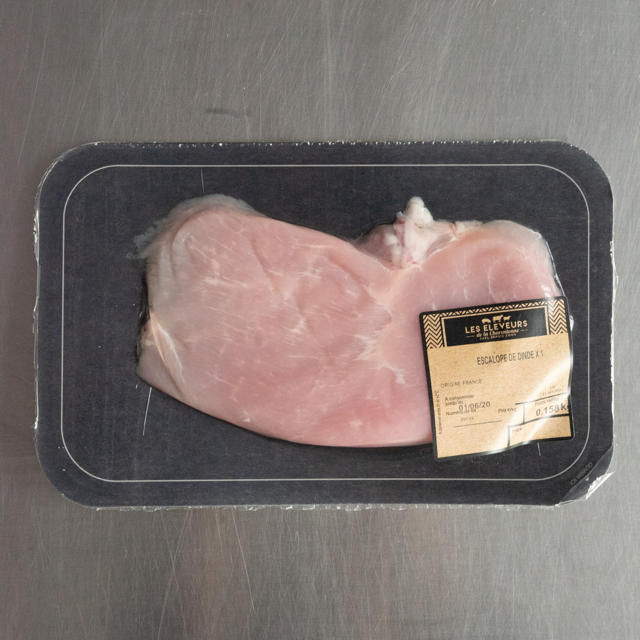 4 Escalopes de dinde - 4x200g - Normandie