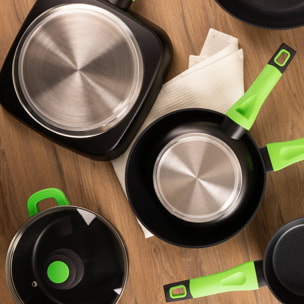 Cacerola san ignacio de aluminio fundido con revestimiento whitford xylan ø28x12,5cm