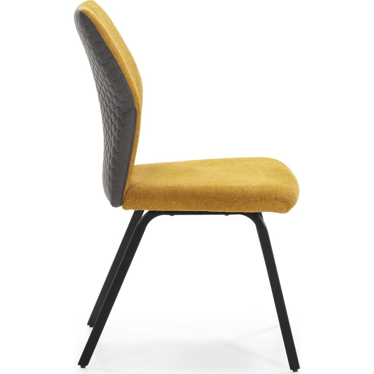 Lot de 4 chaises en tissu et simili - GARANCE