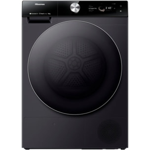 Sèche linge pompe à chaleur HISENSE DH7S107BB 10kg - Grande capacité XXL & Ultra-silencieux & Connecté