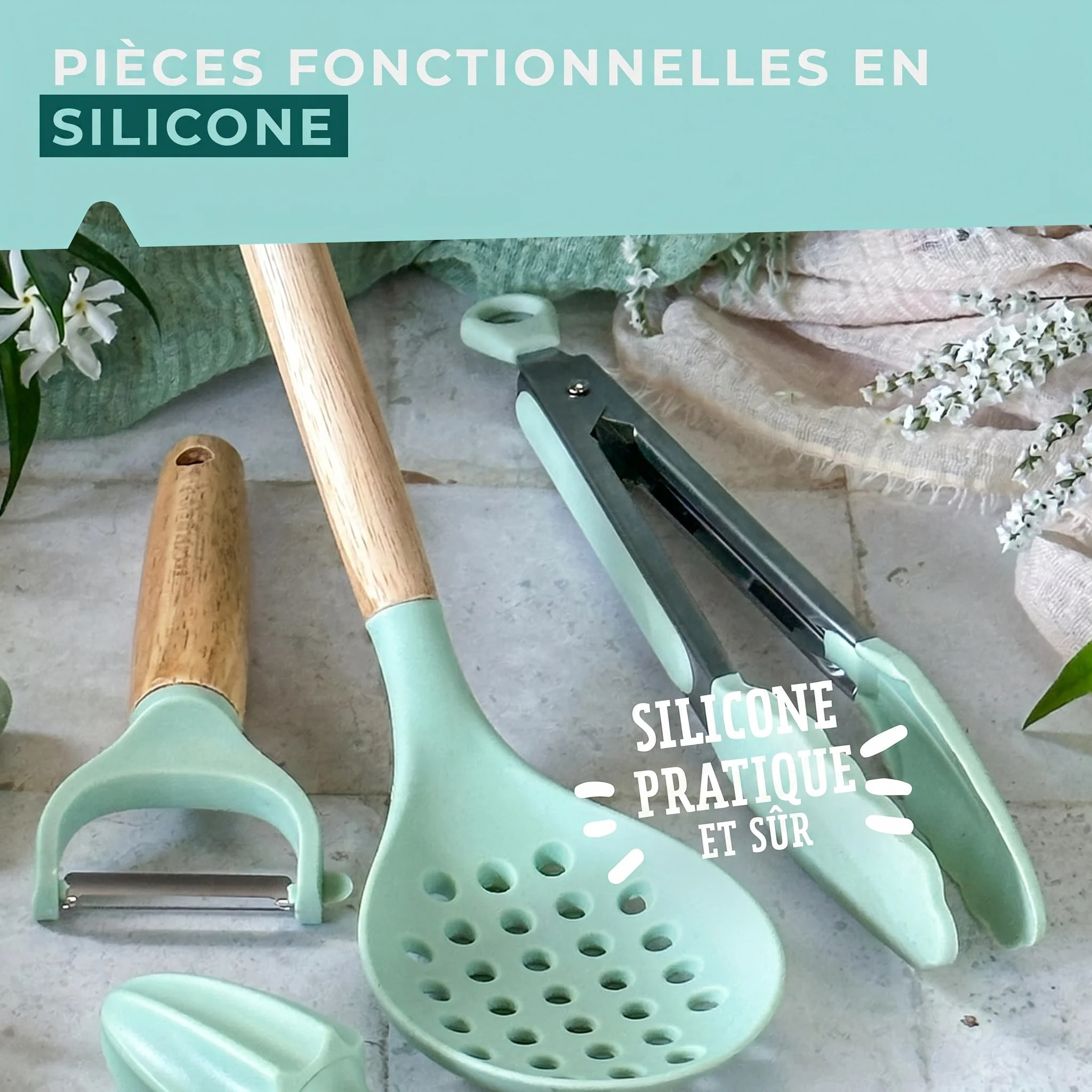 Pince de cuisine alimentaire Fackelmann OCEAN
