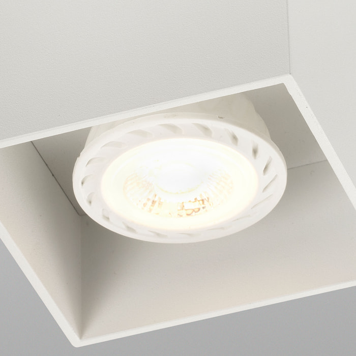 TECTO 2L GU10 Plafón blanca
