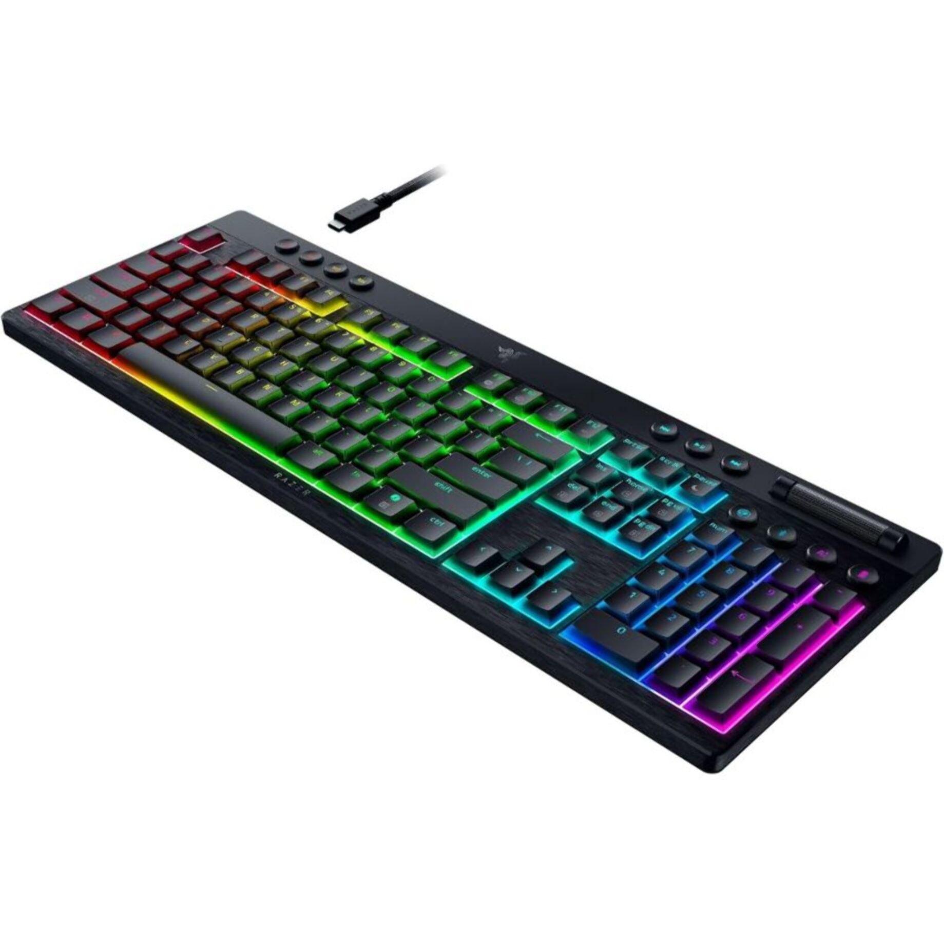 Clavier gamer sans fil RAZER BlackWidow V4 Low-profile HyperSpeed Switches Orange