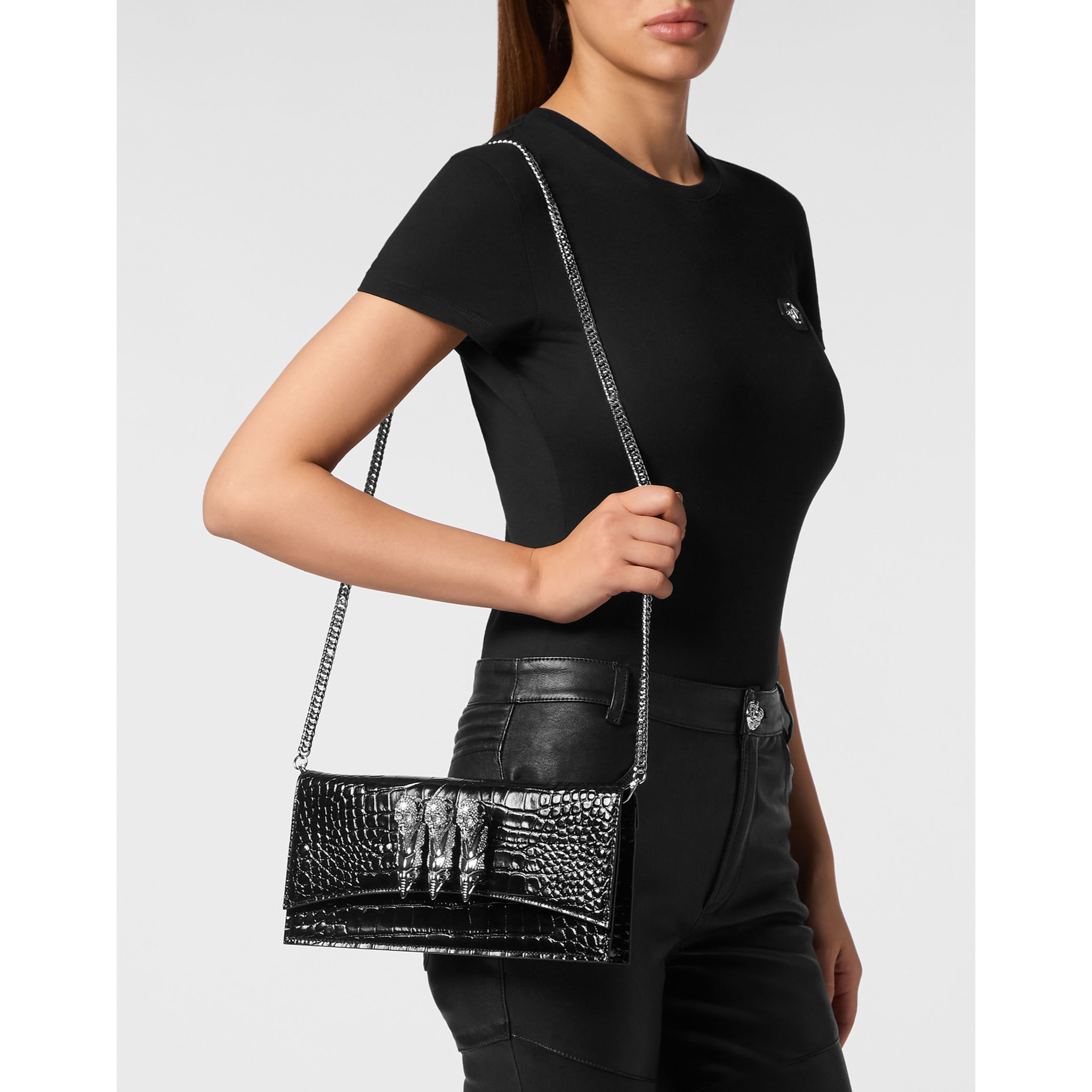 PHILIPP PLEIN Handle Bag SKULL