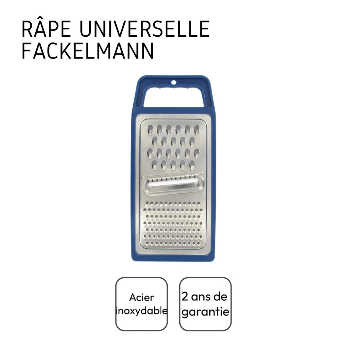 Set de 2 râpes à légumes en acier inoxydable Fackelmann Elemental