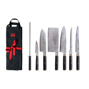 Set Nomade Completo di Coltelli (8 pezzi) - Collezione Pakka San-Mai